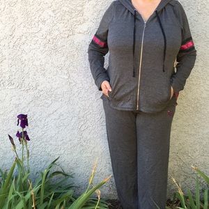 Juicy Couture Matching Jacket Pants Track Suit Jogging Set